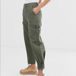 ASOS army green cargo pants, NWT, 4